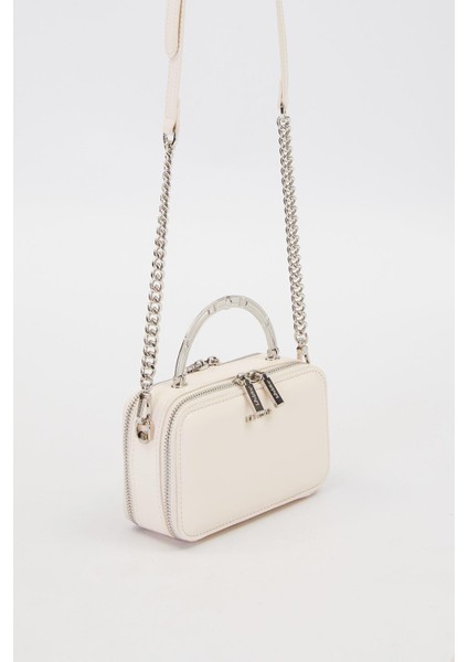 Bej Metal Askı Detay Omuz Çantası fiyatları