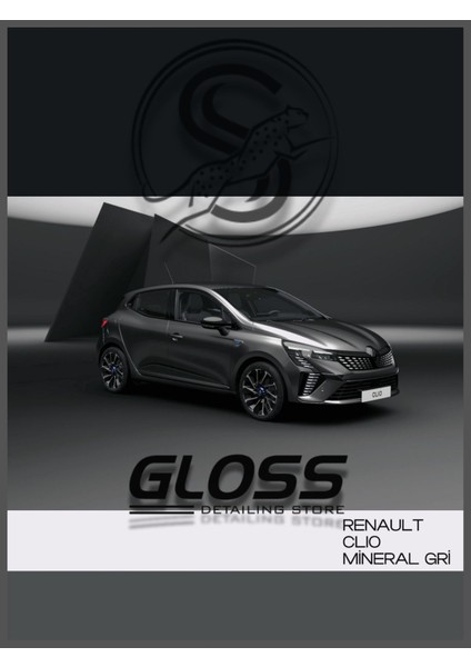 Renault Clio Kqg Mineral Gri - Çizik ve Taş Izi Giderici Rötuş Boyası 30ML.