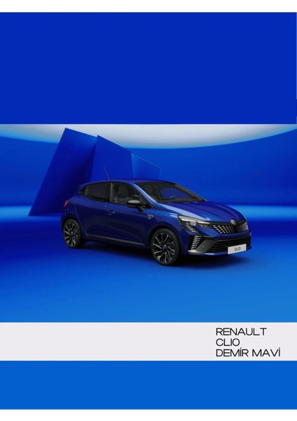 Renault Uyumlu Demir Mavi Rqh - Çizik ve Taş Izi Giderici Rötuş Boyası 30ML. ve Rötüş Çeliği