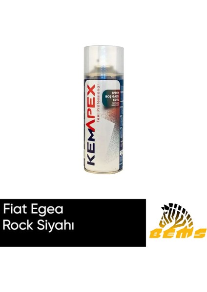 Fiat Egea Rock Siyah Rötüş Sprey Boya 400ML