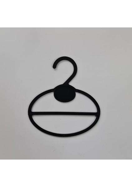Plastik Şal Eşarp Askısı 50 Adet Siyah