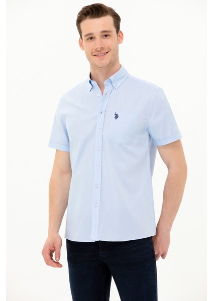 Erkek Açık Mavi Gömlek Kısa Kollu 50263027-VR003 fiyatları