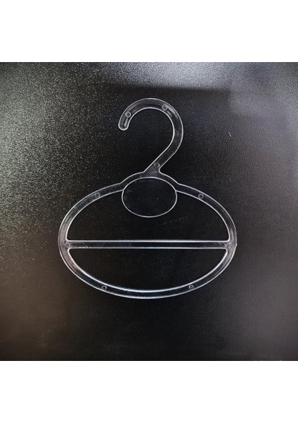 Plastik Şal Eşarp Askısı 100 Adet Şeffaf