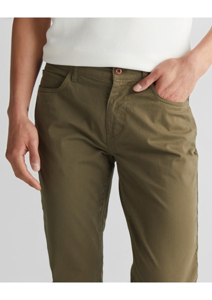 Erkek Yeşil Regular Fit Pantolon 1225117T.301 indirimleri