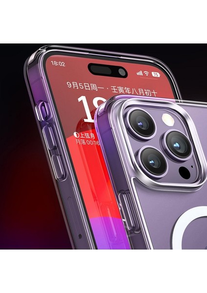 iphone 14 Pro Max Için Kılıf Kamera Korumalı Magsafe Wireless Şarj Özellikli Şeffaf Kılıf fiyatları