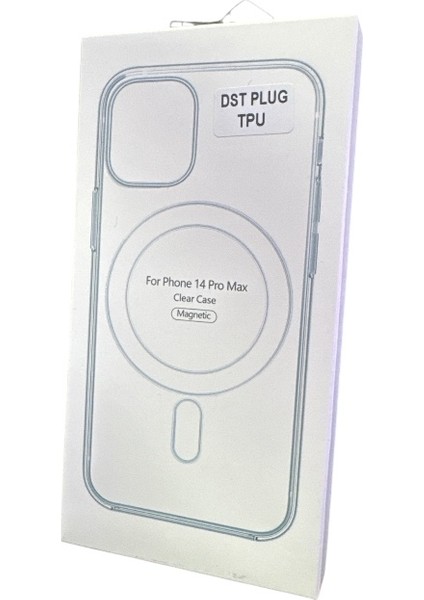 iphone 14 Pro Max Için Kılıf Kamera Korumalı Magsafe Wireless Şarj Özellikli Şeffaf Kılıf indirimleri