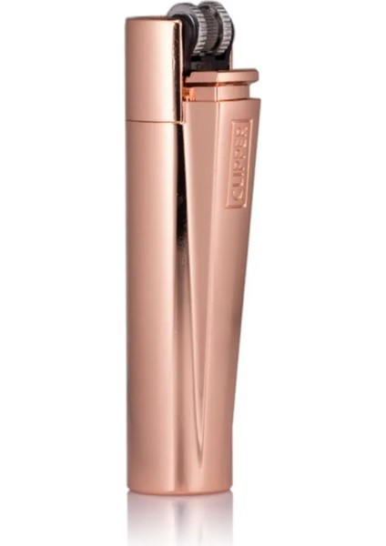 Clipper Metal Parlak Rose Gold Çakmak