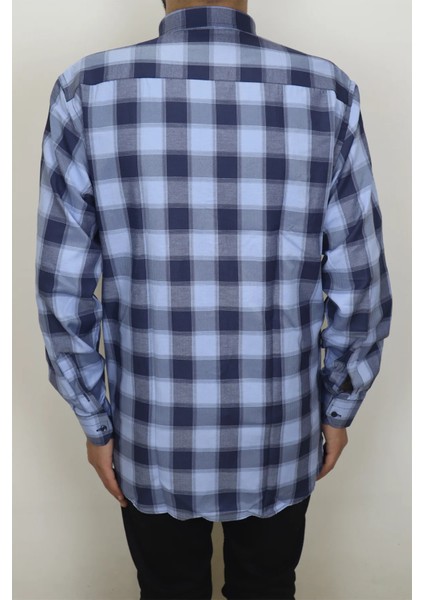 Fistan Store Erkek Ekose Kareli Klasik Kesim Rahat Kalıp Tek Cepli Gömlek fiyatları