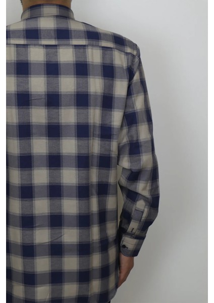 Fistan Store Erkek Ekose Kareli Klasik Kesim Rahat Kalıp Tek Cepli Gömlek fırsatları