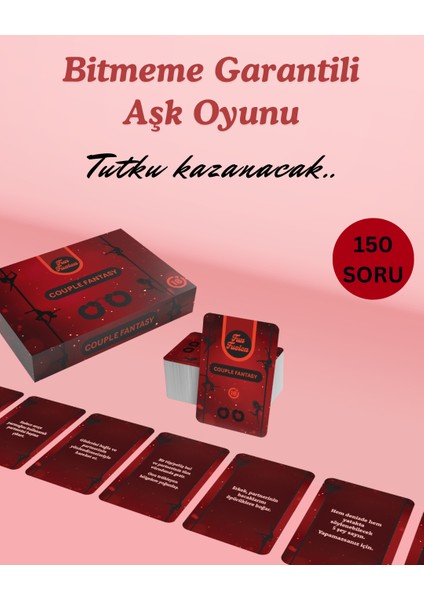 Couple Fantsy - Çiftler Için Kart Oyunu 150 Kart (yeni baskı)