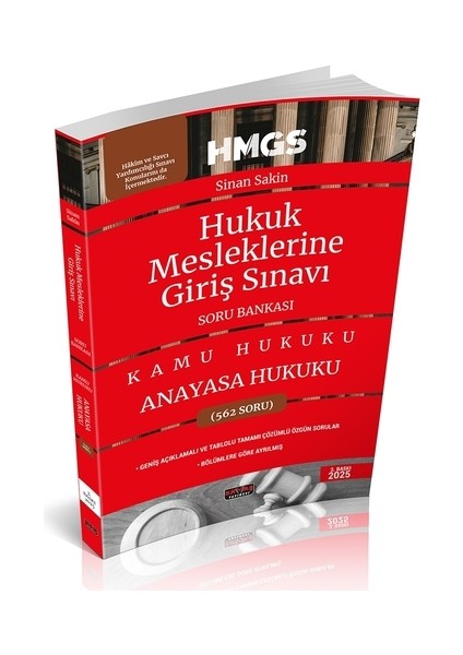 Hmgs Anayasa Hukuku Soru Bankası Savaş Yayınları Şubat 2025