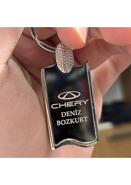 Kişiye Özel Isimli Metal Anahtarlık Araç Araba Logo Baskılı modelleri