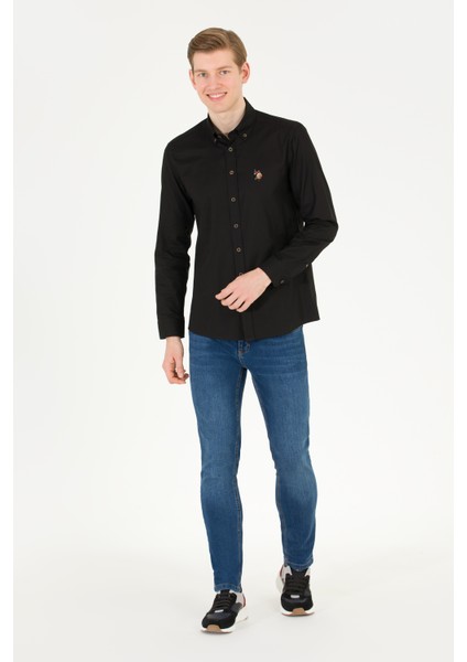 Erkek Siyah Gömlek Basic 50263099-VR046 modelleri