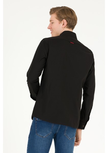 Erkek Siyah Gömlek Basic 50263099-VR046 indirimleri