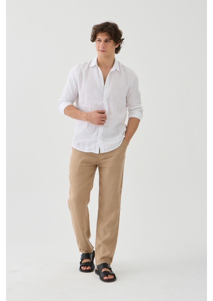 Halikarnas Keten Jogger Pantalon