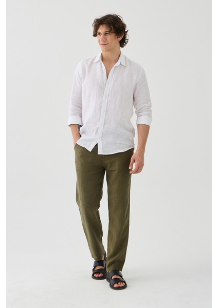 Halikarnas Keten Jogger Pantalon