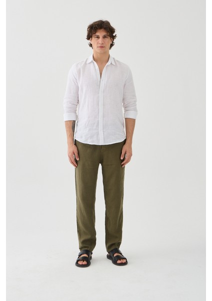 Halikarnas Keten Jogger Pantalon