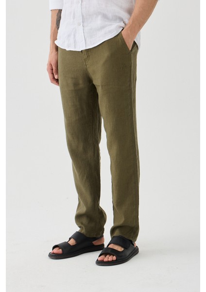 Halikarnas Keten Jogger Pantalon