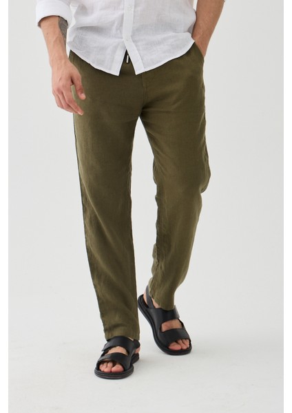 Halikarnas Keten Jogger Pantalon