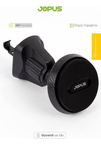 Jops JO-AT108 Carbon Plus Petege Takmalı Mıknatıslı Telefon Tutucu indirimleri