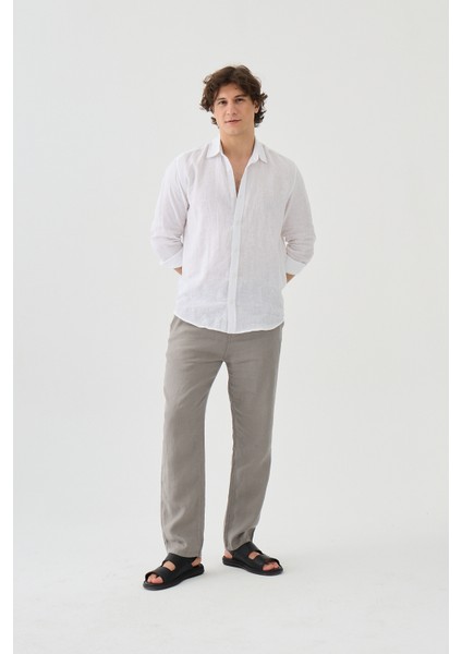 Halikarnas Keten Jogger Pantalon modelleri