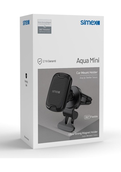 Simx ST-208 Aqua Mini Petege Takmalı Mıknatıslı Telefon Tutucu modelleri