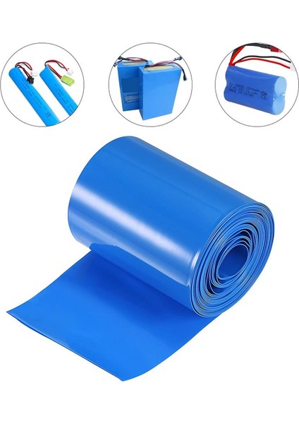Powermaster 18650 1 Metre Pvc Shrink Isı Ile Daralan Pil Kaplama Yalıtım Kılıfı