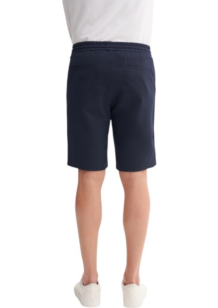 Slim Fit Bermuda Kısa Dar Paça Şort