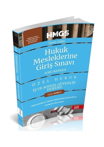 Hmgs Iş ve Sosyal Güvenlik Hukuku Soru Bankası Savaş Yayınları Şubat 2025