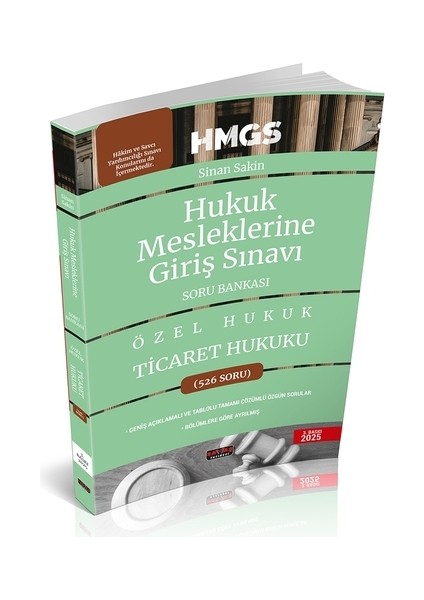 Hmgs Ticaret Hukuku Soru Bankası Savaş Yayınları Şubat 2025