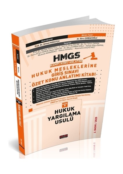 Hmgs Özet Konu Anlatımı Hukuk Yargılama Usulü Savaş Yayınları Mart 2025