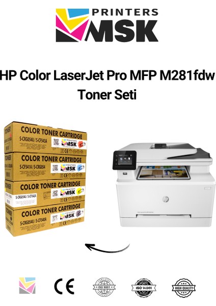 Hp Color Laserjet Pro Mfp M281FDW Toner Seti