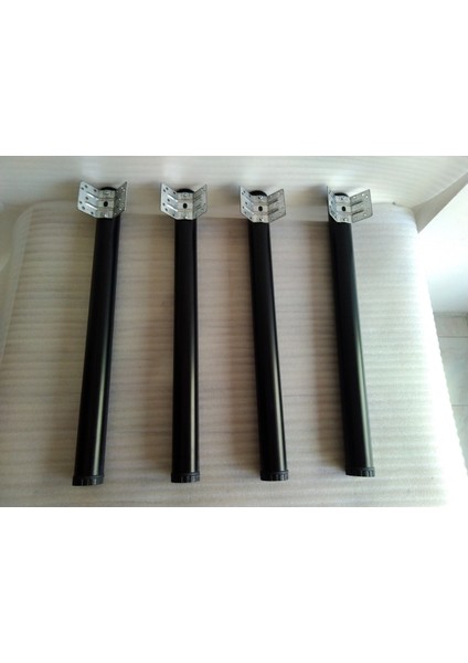 4 ADET METAL BORU AYAK, MUTFAK MASASI AYAĞI SİYAH-BEYAZ RENK SEÇENEKLİ-BA1 fırsatları