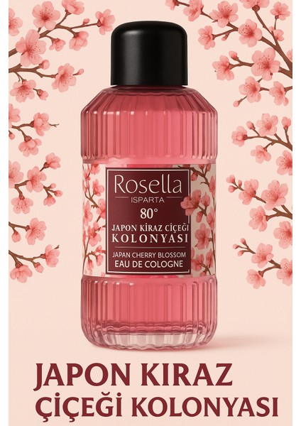 Japon Kiraz Çiçeği Kolonyası 80C Kremli