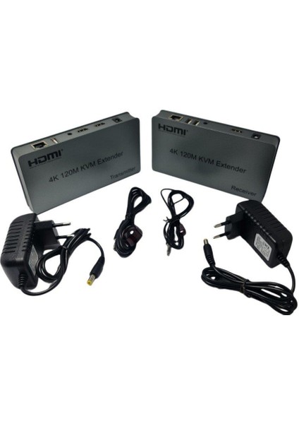 4K 120METRE Hdmı+Usb+Ir To Cat6 Kvm Extender