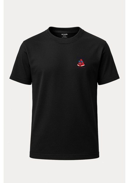Fresh Karpuz Baskılı Loose Fit Bisiklet Yaka Unisex Tişört