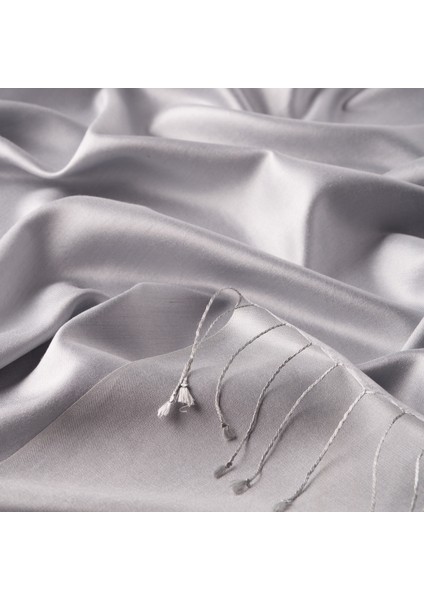 Buz Beyazı Ipekevi Çift Taraflı Ipek Şal 927 fiyatları