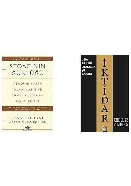 Stoacinin Gunlugu + Iktidar =2 Set