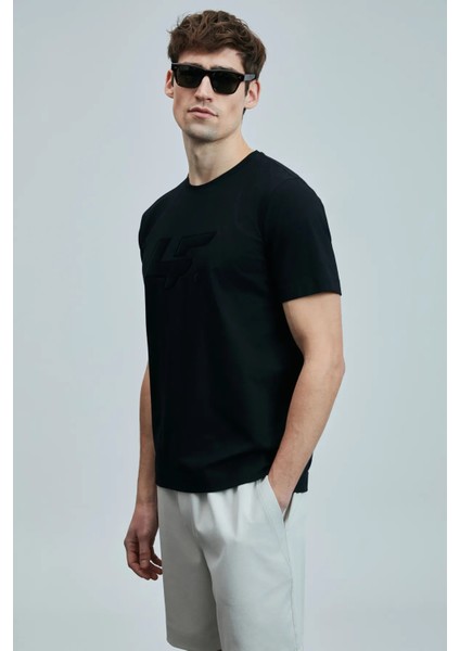 Onıx Modern Grafik T- Shirt Siyah modelleri