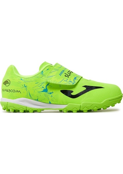 Super Copa Jr 2409 Lemon Fluor Turf Çocuk Halı Saha Ayakkabı