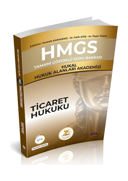 Hmgs Hukal Soru Bankası Ticaret Hukuku Savaş Yayınları Nisan 2025