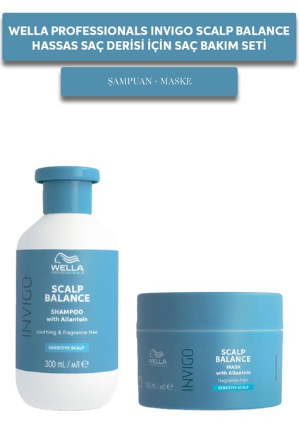 Invigo Balance Hassas Saç Derisi İçin Saç Bakım Seti (Şampuan + Maske)