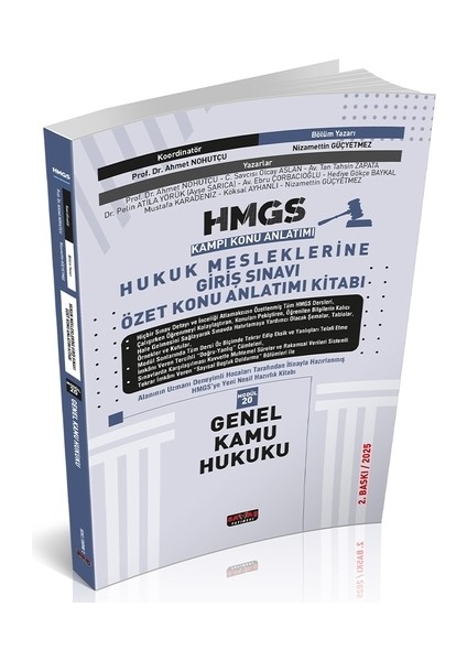 Hmgs Özet Konu Anlatımı Genel Kamu Hukuku Savaş Yayınları Mart 2025