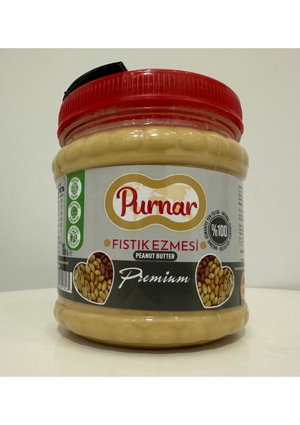 Şekersiz Fıstık Ezmesi 1000GR