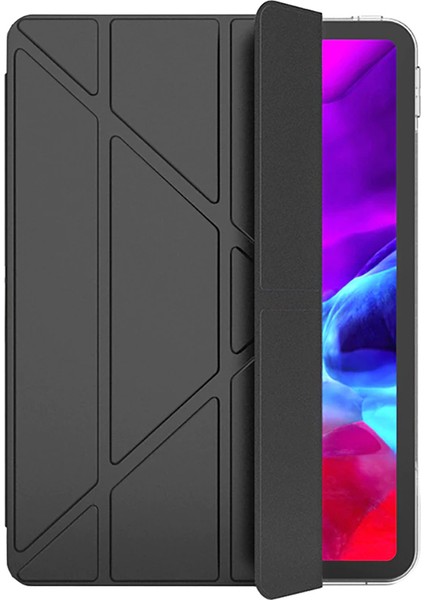 Apple iPad Air M2 11 Inç Uyumlu A2902 A2903 A2904 Smart Cover Üçgen Stand Arkası Şeffaf Tablet Kılıfı fiyatları
