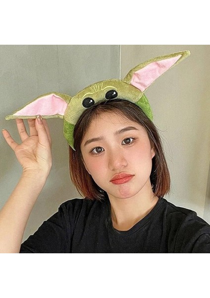 Baby Yoda Peluş Taç Saç Aksesuarı Baby Yoda Saç Bandı modelleri
