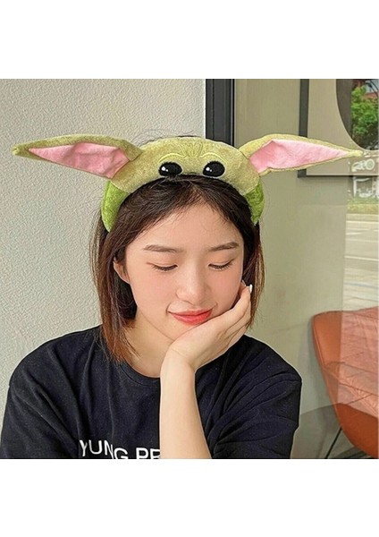 Baby Yoda Peluş Taç Saç Aksesuarı Baby Yoda Saç Bandı fırsatları