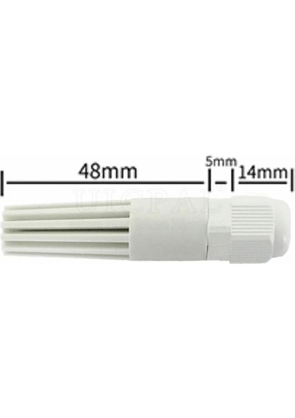 Plastik Sensör Kutusu PVC68 DS18B20 LM35 Ntc SHT11 HTU21 SHT20 SHT21 SHT15 SHT75 SHT30 AHT10 BME280