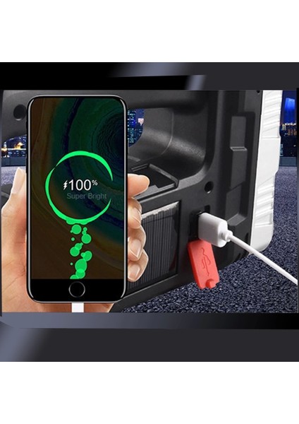 Solar Panelli Ledli Fener WT-614 fırsatları