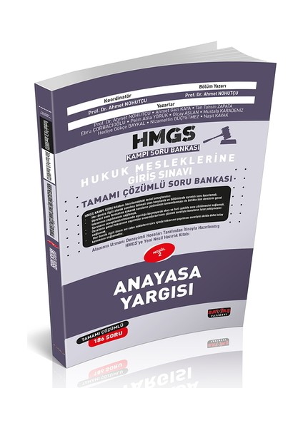 Hmgs Kampı Anayasa Yargısı Soru Bankası Savaş Yayınları Nisan 2025
